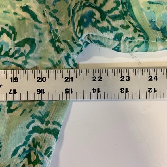 Oscar De La Renta Women's Sheer Long Sleeve Mid LEngth Kimono Size S - Picture 11 of 12